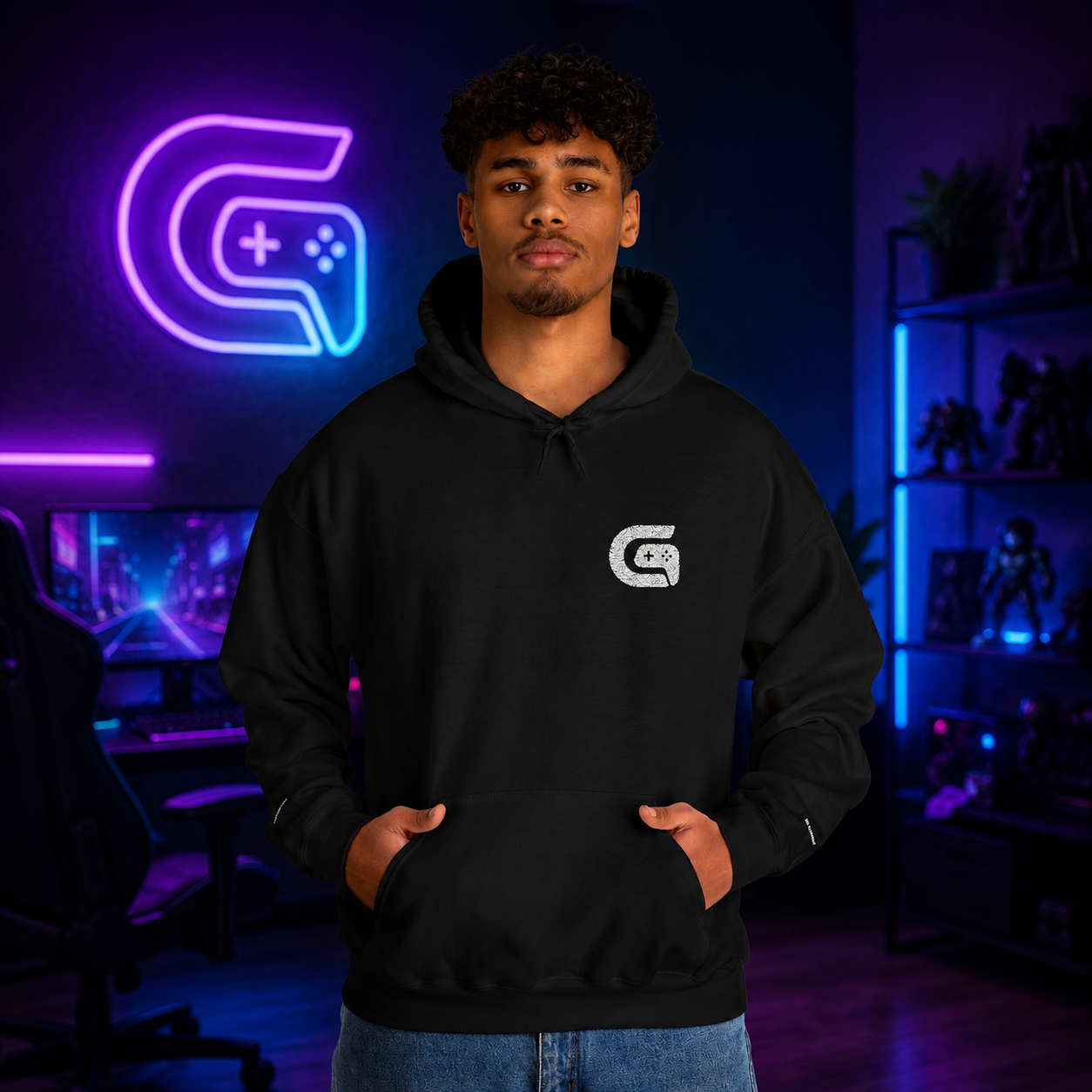 Hoodie Premium Brodé GeekOrigin