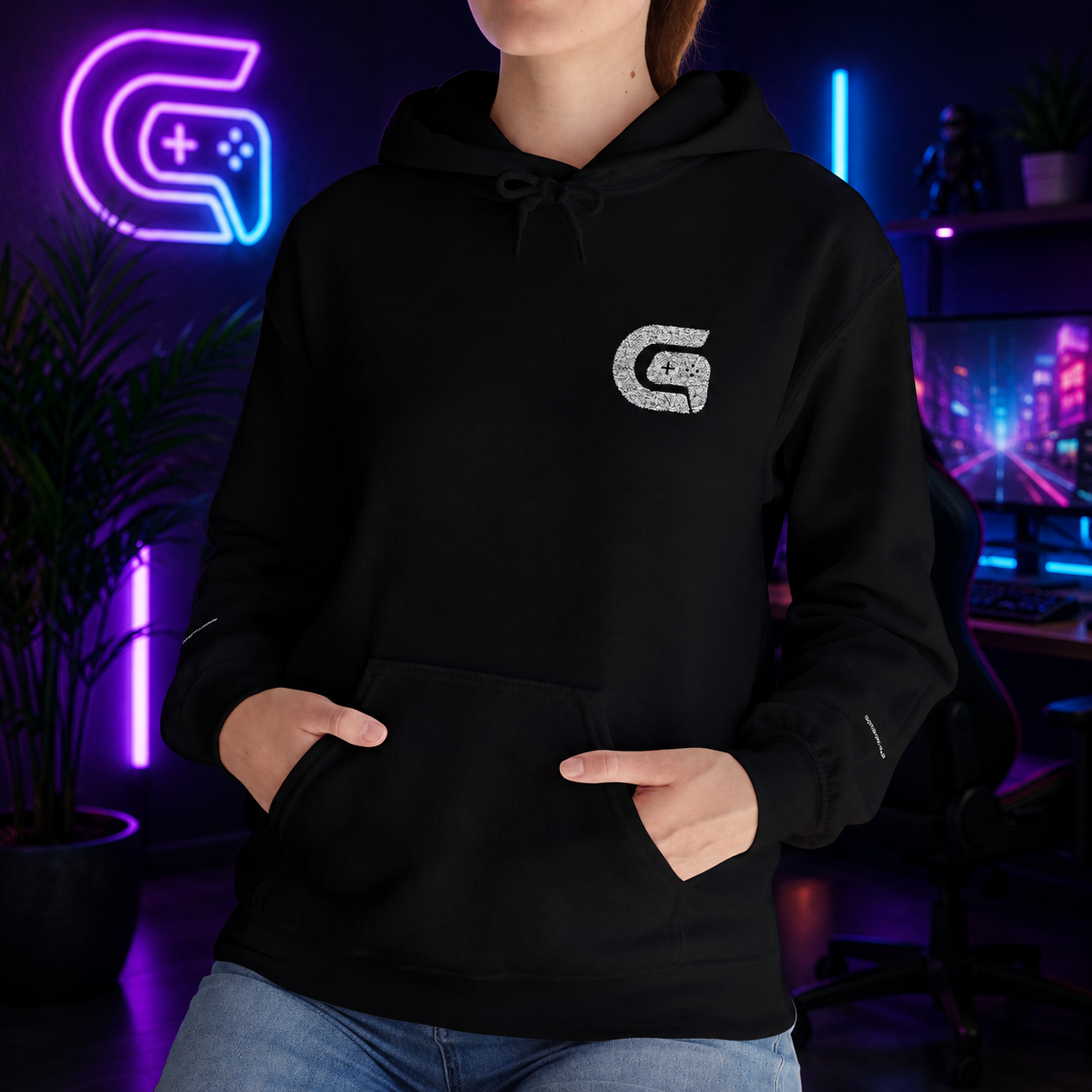 Hoodie Premium Brodé GeekOrigin
