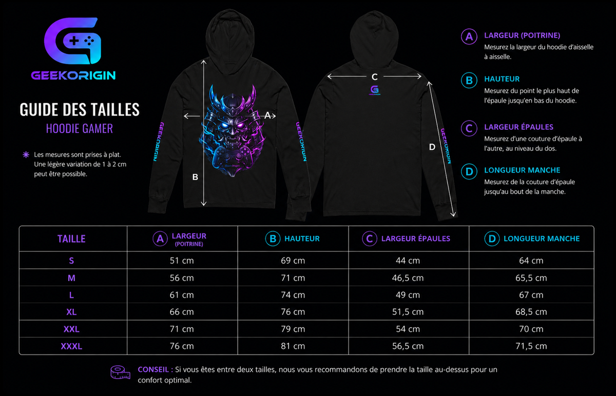 Cyber Oni - Hooded Long Sleeve Premium